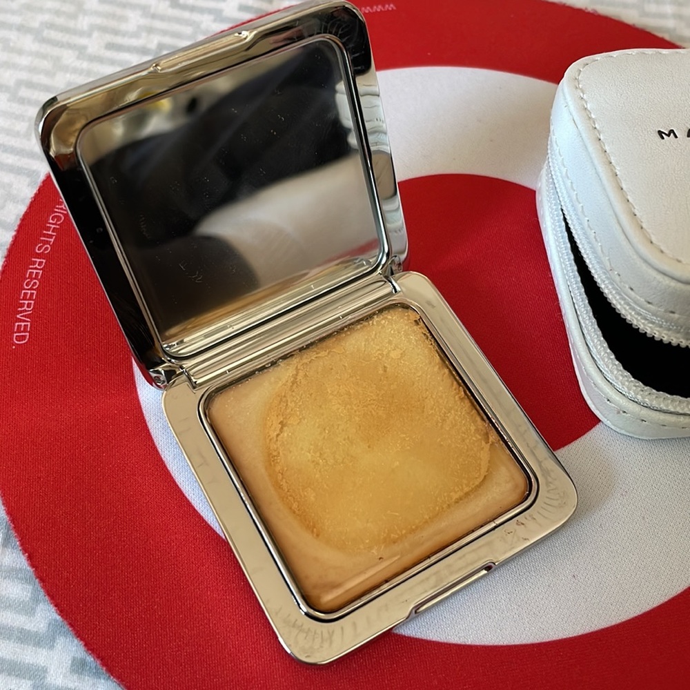 Marc Jacobs Solid Perfume Compact Mirror Black Le… - image 2